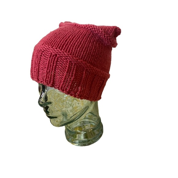 Pink Hand-Knit Kitty Hat - Picture 4 of 11